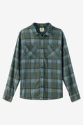 O'Neill OG Printed Flannel L/S Shirt-Hunter Green