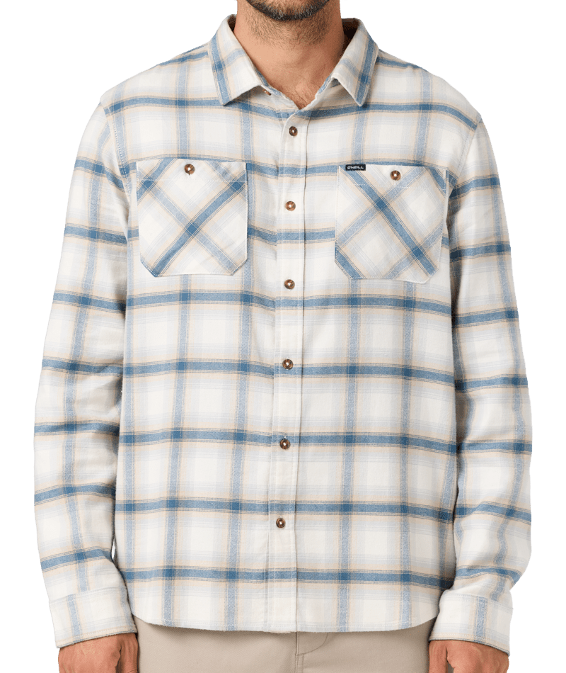 O'Neill Coastline Flannel L/S Shirt-Tofu