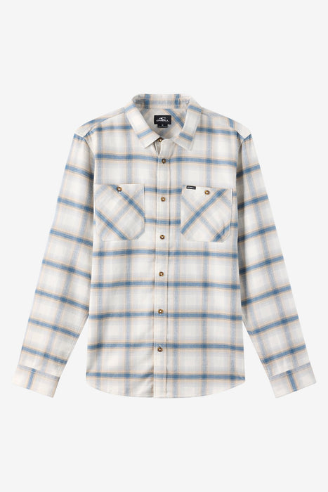 O'Neill Coastline Flannel L/S Shirt-Tofu