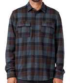 O'Neill Sutton Flannel L/S Shirt-Dark Slate