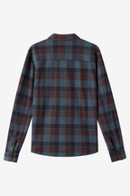 O'Neill Sutton Flannel L/S Shirt-Dark Slate