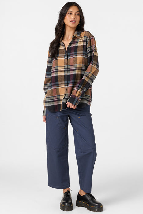 O'Neill Logan Flannel L/S Shirt-Phantom