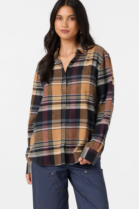O'Neill Logan Flannel L/S Shirt-Phantom