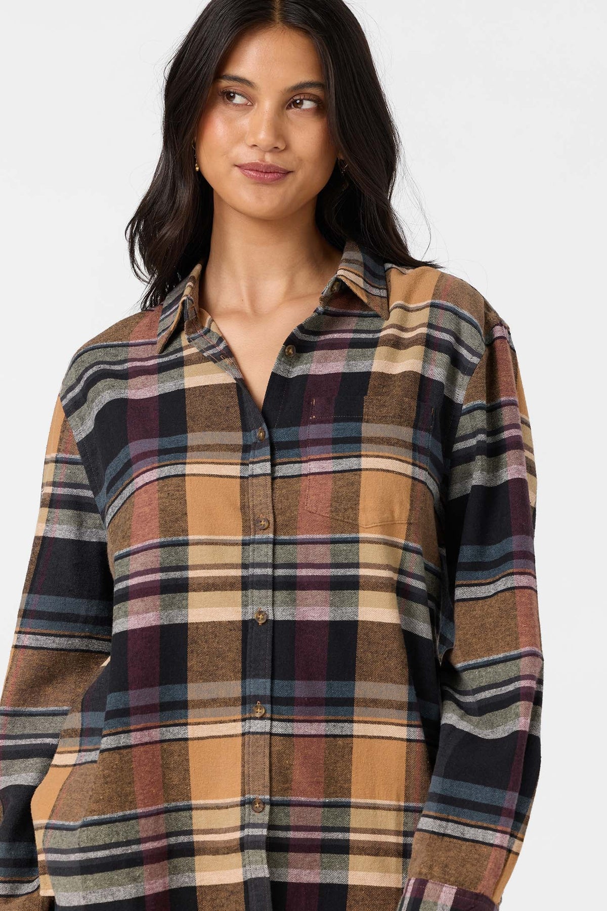 O'Neill Logan Flannel L/S Shirt-Phantom