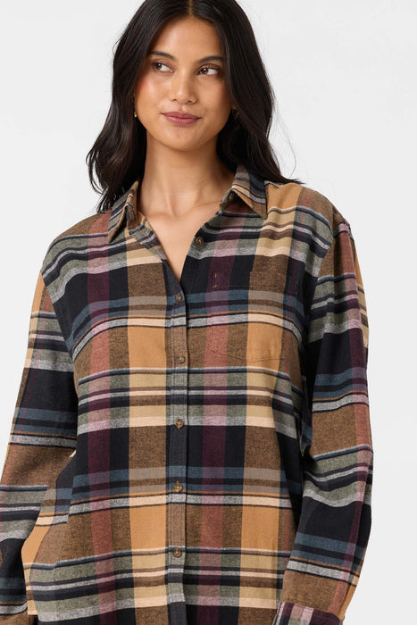 O'Neill Logan Flannel L/S Shirt-Phantom