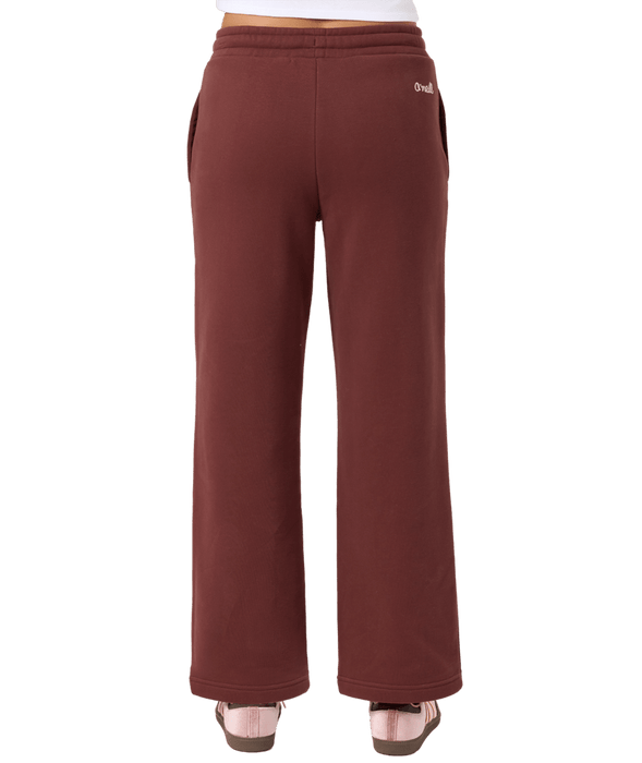 O'Neill Straight Leg Fleece Pants-Chocolate