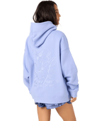 O'Neill Born In The Sea Oversized Hooded Sweatshirt-Blue Jelly