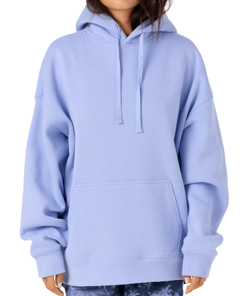 O'Neill Born In The Sea Oversized Hooded Sweatshirt-Blue Jelly