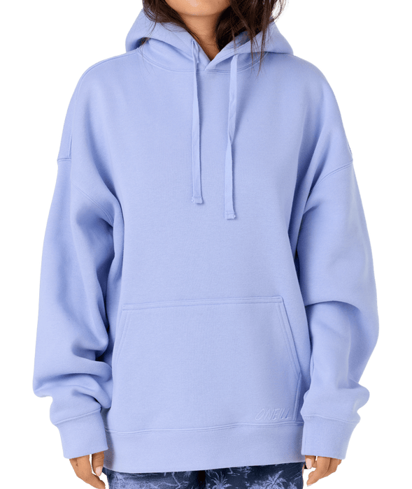 O'Neill Born In The Sea Oversized Hooded Sweatshirt-Blue Jelly