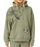 O'Neill Hibiscus Oversized Hooded Sweatshirt-Sage