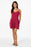 O'Neill Darcy Aria Doodle Mini Dress-Raspberry