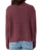O'Neill Cypress Mockneck Sweater-Fig