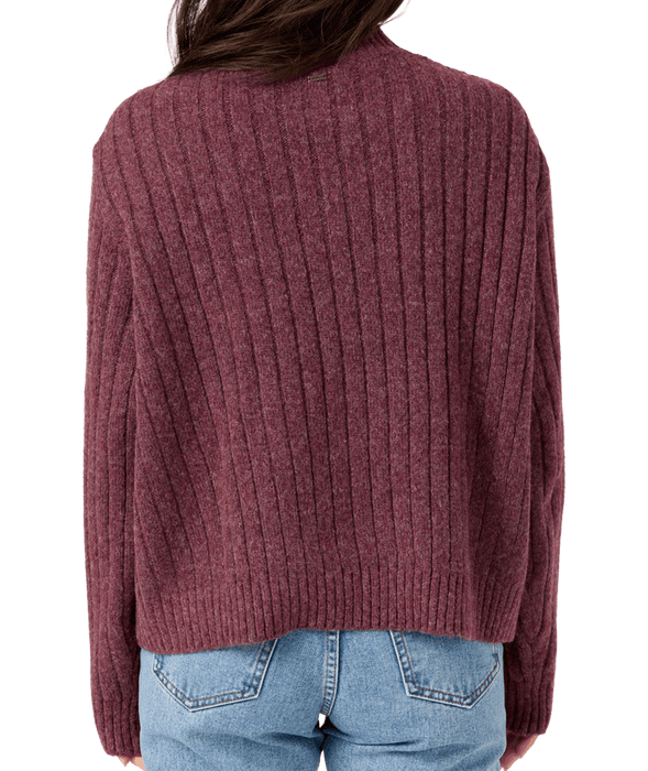 O'Neill Cypress Mockneck Sweater-Fig