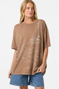 O'Neill OG Boat Oversized Tee-Carob Brown