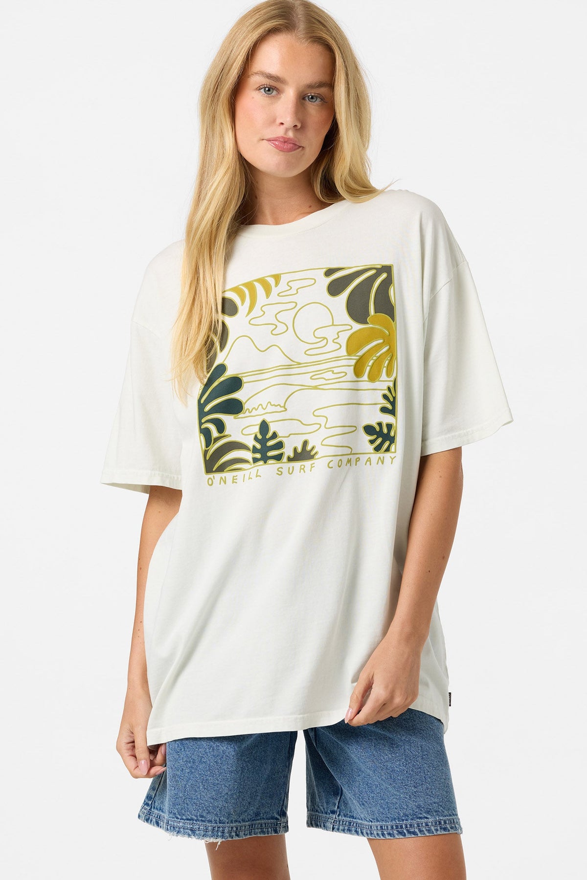 O'Neill OG Scape Oversized Tee-Tofu