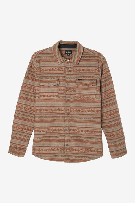 O'Neill Glacier Overshirt Superfleece L/S Shirt-Khaki