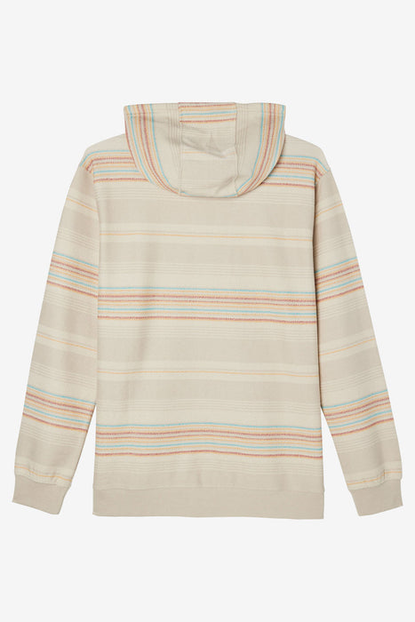 O'Neill Bavaro Stripe Pullover Sweatshirt-Light Khaki