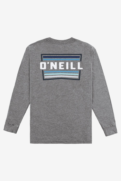 O'Neill Working Stiff L/S Tee-Heather Grey