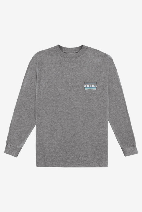 O'Neill Working Stiff L/S Tee-Heather Grey