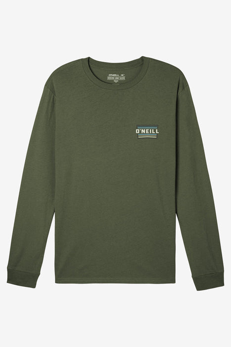 O'Neill Working Stiff L/S Tee-Dark Olive