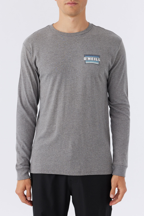 O'Neill Working Stiff L/S Tee-Heather Grey