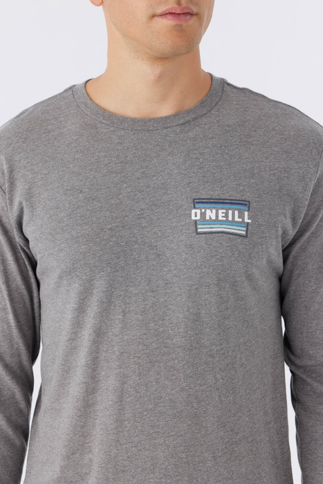 O'Neill Working Stiff L/S Tee-Heather Grey