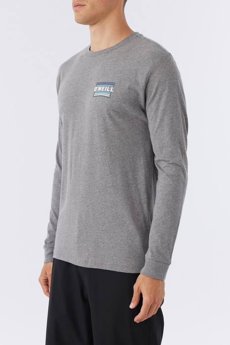 O'Neill Working Stiff L/S Tee-Heather Grey
