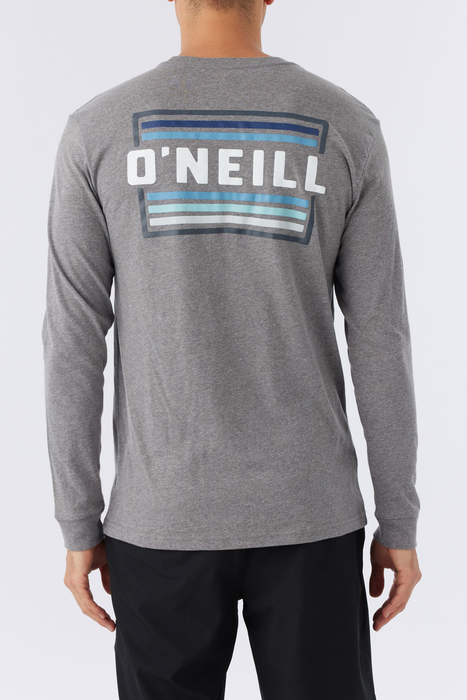 O'Neill Working Stiff L/S Tee-Heather Grey