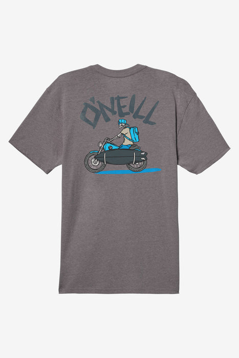 O'Neill Bones Jones Tee-Heather Grey