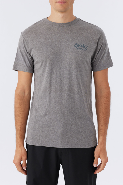 O'Neill Bones Jones Tee-Heather Grey