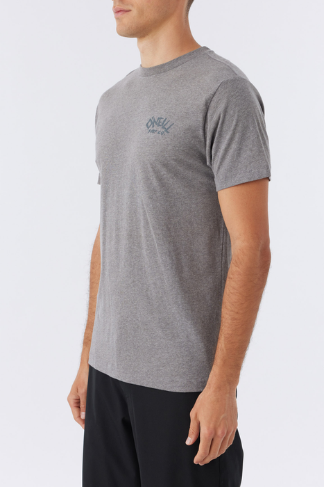 O'Neill Bones Jones Tee-Heather Grey
