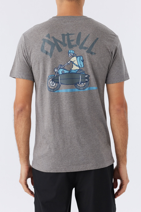 O'Neill Bones Jones Tee-Heather Grey