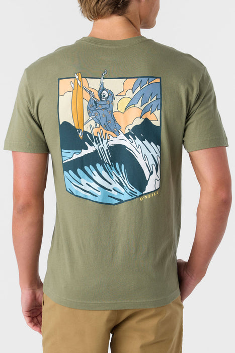 O'Neill Nosepick Tee-Deep Lichen Green