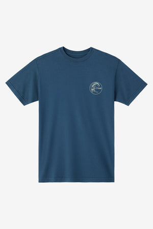 O'Neill Classic Circle Surfer Tee-Heather Navy— Alternate View