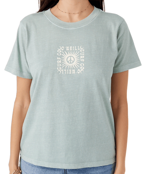 O'Neill Peace Rays Tee-Silver Blue