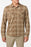 O'Neill Sutton Knit Plaid L/S Shirt-Dark Khaki