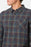 O'Neill Redmond Plaid Flannel L/S Shirt-Dark Slate