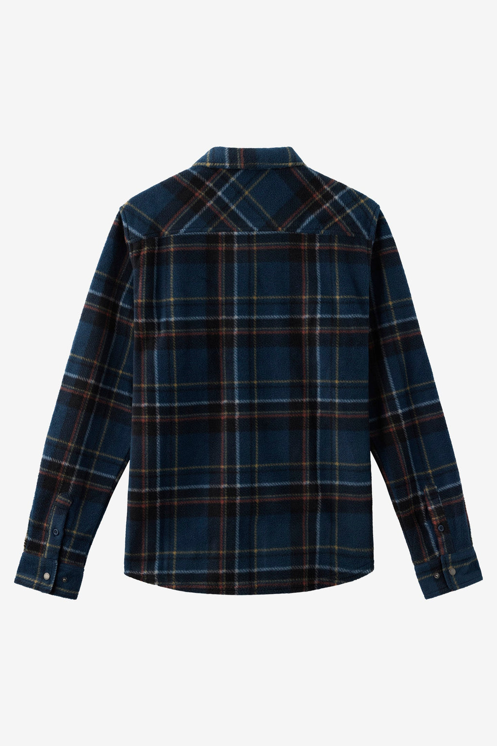 O'Neill Glacier Plaid Superfleece L/S Shirt-Midnight Navy