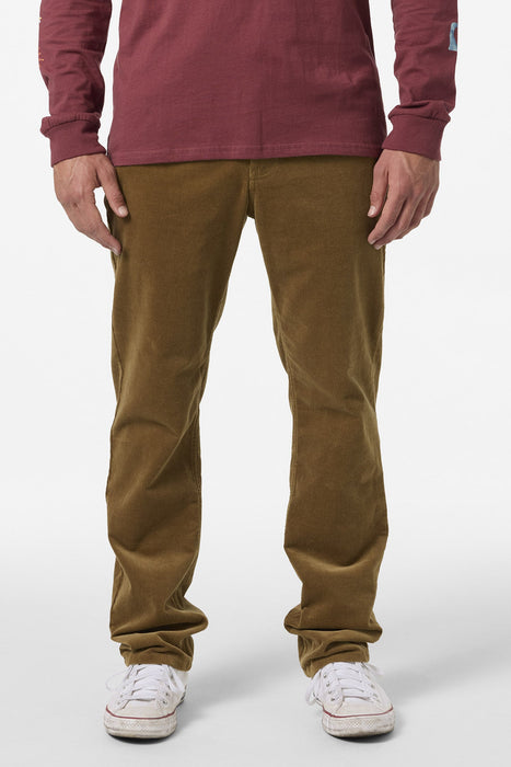 O'Neill National 5 Pocket Cord Pants-Dark Khaki