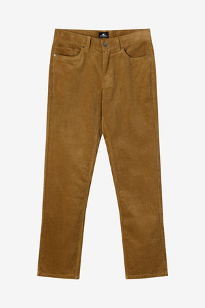 O'Neill National 5 Pocket Cord Pants-Dark Khaki