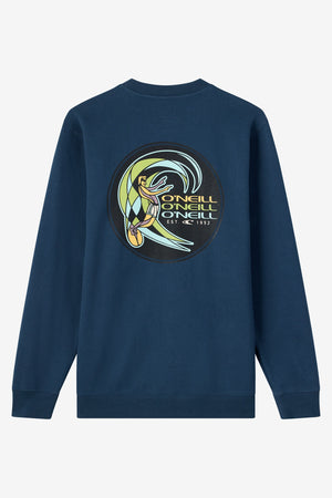 O'Neill Fifty Two Cliffs Crew Sweatshirt-Midnight Navy