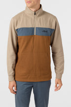O'Neill Fifty Two 1/4 Zip Pullover Sweatshirt-Khaki