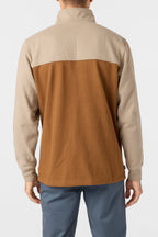 O'Neill Fifty Two 1/4 Zip Pullover Sweatshirt-Khaki