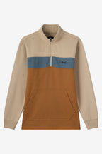 O'Neill Fifty Two 1/4 Zip Pullover Sweatshirt-Khaki