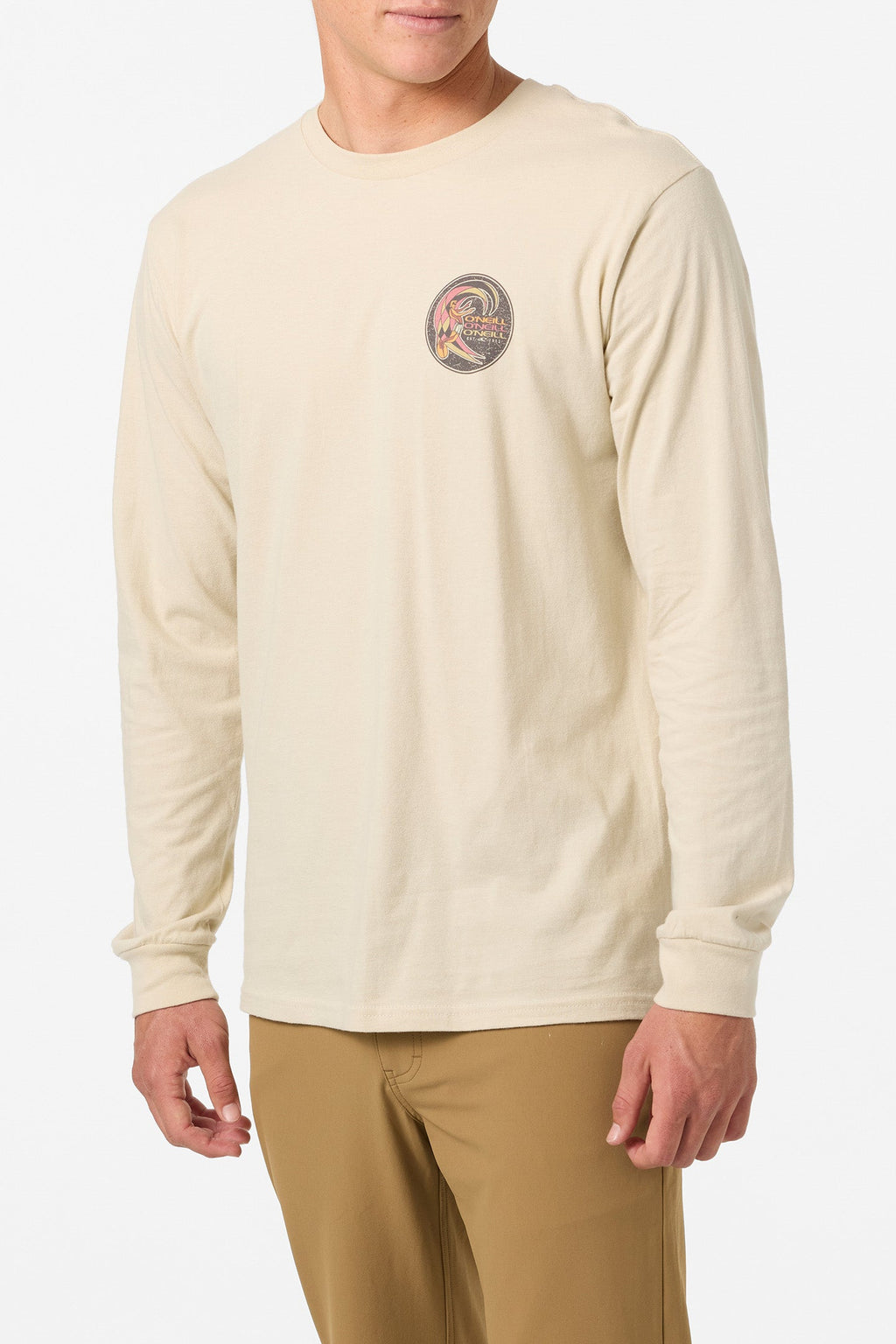 O'Neill Circle Surfer L/S Tee-Light Khaki