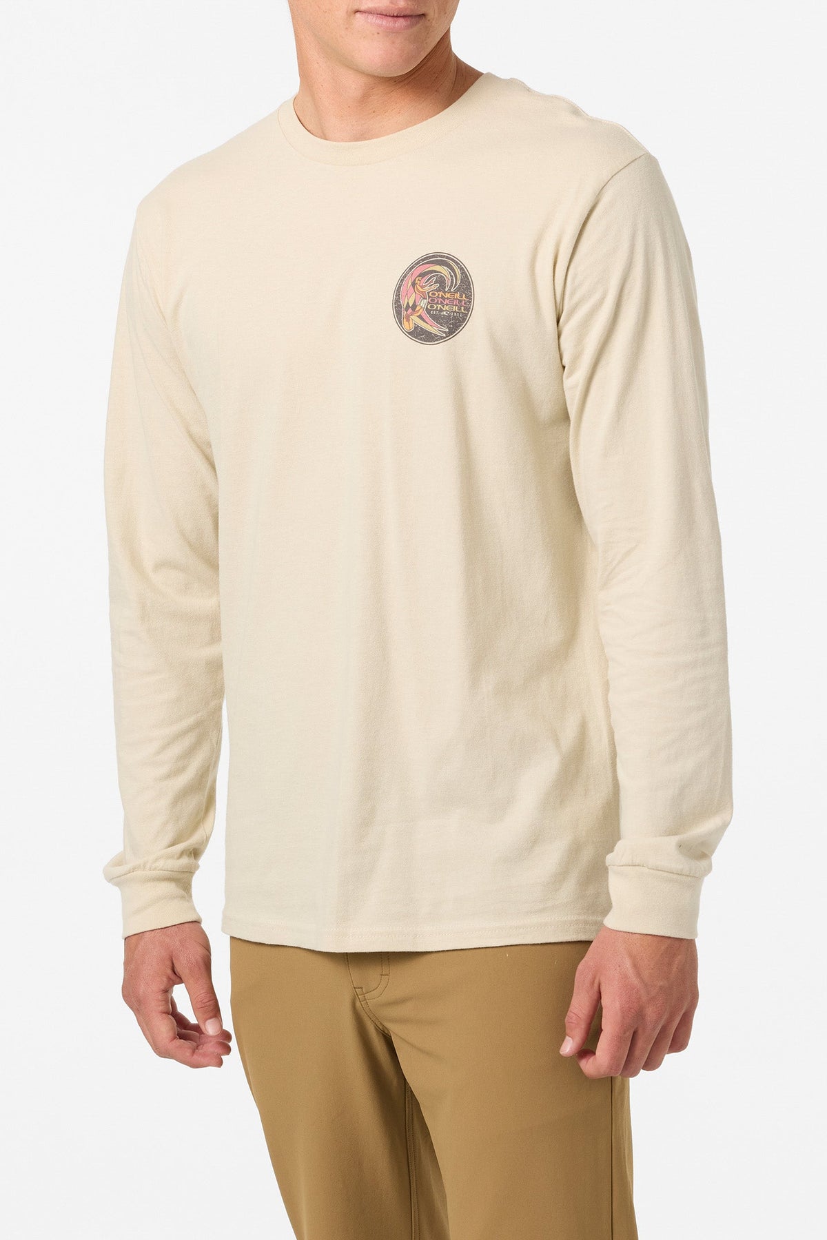 O'Neill Circle Surfer L/S Tee-Light Khaki
