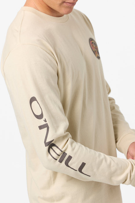 O'Neill Circle Surfer L/S Tee-Light Khaki