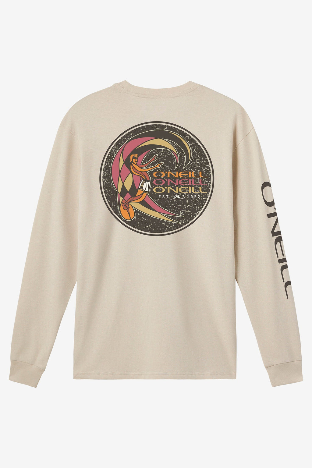 O'Neill Circle Surfer L/S Tee-Light Khaki