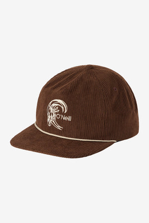 O'Neill OG Cord Snapback Hat-Turkish Coffee