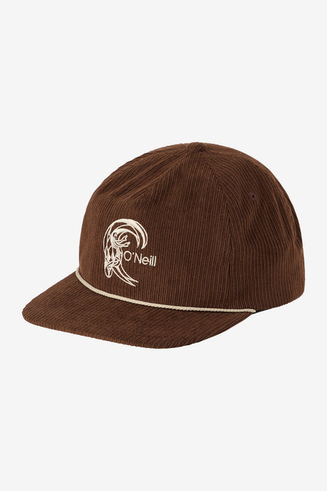 O'Neill OG Cord Snapback Hat-Turkish Coffee